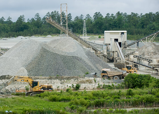 Exterior view of a mining client facility